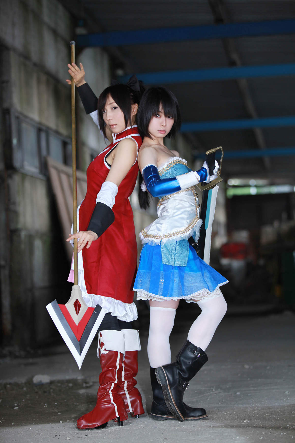 (C80) (コスプレ)   Sayaka and Kyoko  CosPlay制服诱惑套图